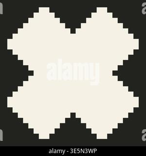 Pixel Shapes 49 2000 2000 Stock Vector