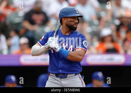Texas Ranger Portraits Texas Rangers' Ezequiel Duran waits on a pitch during an at-bat in a ...