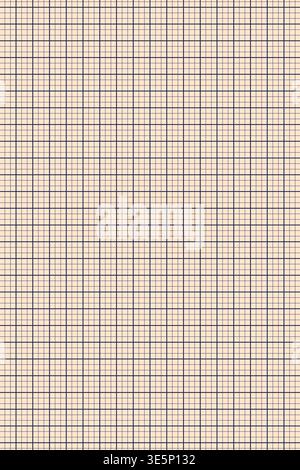 Millimeter grid paper. Lined sheet of abstract squared background with color graph. Geometric pattern for school, wallpaper, textures, notebook Stock Vector