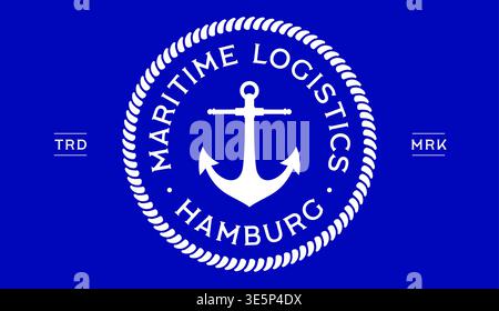 Anchor, hand drawn sign, symbol Stock Vector
