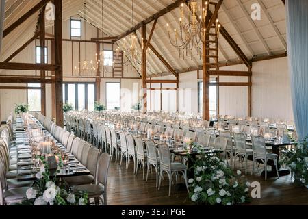 Cozy Communal Event With Natural Light And Rustic Charm Stock Photo