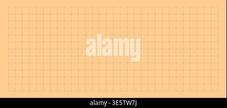 Technical drawing sheet rounded cell geometry, margin layout blueprint style. Smooth junction structure for planning pages diagrams UI wireframes education notebooks digital technology visuals.  Stock Vector
