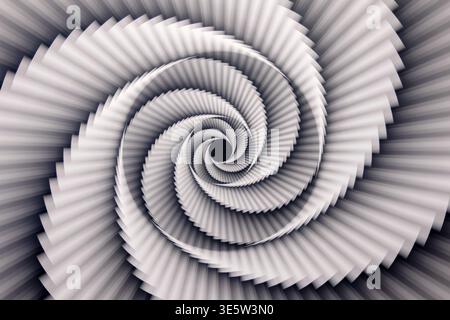 Optical illusion effect Stock Photo