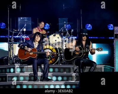 MONTERREY, MEXICO - MARCH 28: Guns n Roses performs, during the second ...