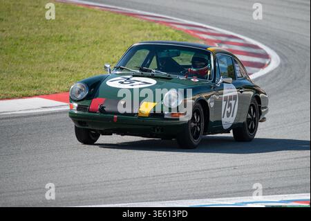 Chev Racing Race Vector Classic car in action during the special stage at Rechberg as part of ...
