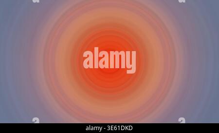 Abstract concentric circles creating a warm color gradient in a radial pattern Stock Photo