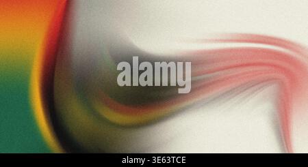 This image features a rainbow colored abstract design with smooth curves and gradients, showcasing a vibrant and dynamic composition with a mix of bri Stock Photo