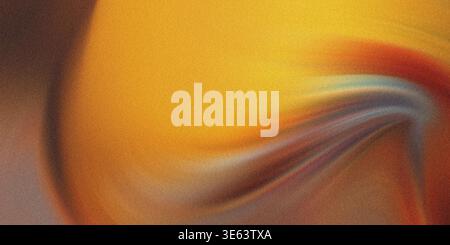 This image presents a vibrant abstract art piece with swirling orange and yellow hues, radiating energy and warmth with bold, dynamic colors and expre Stock Photo