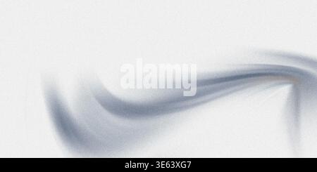 A gray smudge with soft edges on a pure white background, creating a subtle contrast with gentle curves and a smooth texture Stock Photo