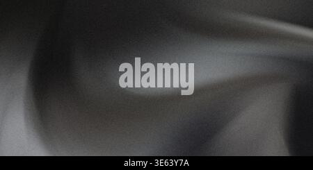 Dark gray and white swirling pattern on a textured surface with smooth curves and subtle shading Stock Photo