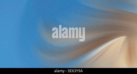 This image features a dynamic abstract artwork with swirling patterns of blue and brown, evoking a sense of movement and fluidity. The colors blend se Stock Photo