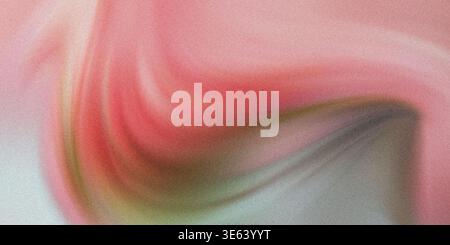 This image features vibrant pink and green swirls on a multicolored background. The dynamic curves and swirling patterns create a lively composition w Stock Photo