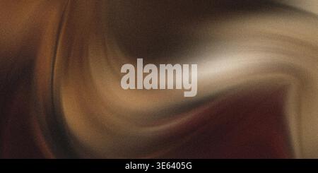 This image features a close-up view of a warm brown fabric with smooth folds and creases, showcasing its rich texture and subtle sheen in a earthy col Stock Photo