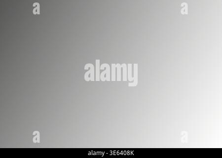 Smooth grey gradient background. Soft silver Vector texture. Dark top corner shading. Light bottom corner glow effect. Stock Vector