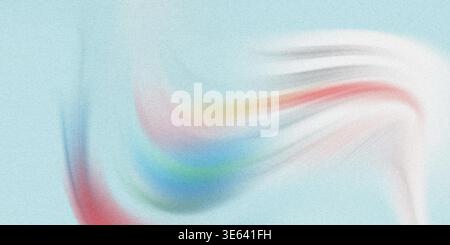 This image showcases a multicolored abstract art piece featuring rainbow hues on a light blue textured background, creating a sense of playfulness and Stock Photo
