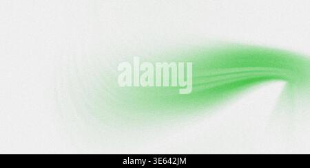 A bright and vibrant green streak on a pure white background with a clear and defined shape creating a bold and eye-catching visual effect with dynami Stock Photo