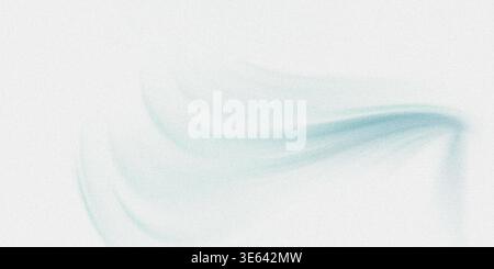 A delicate blue smudge with gentle curves on a pure white background, showcasing a subtle blend of light and shadow. Stock Photo