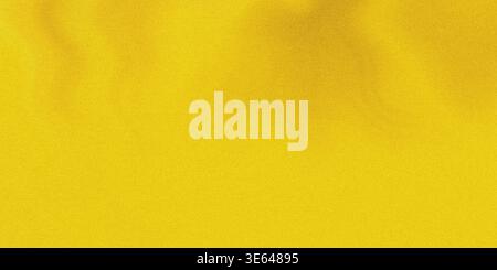 This image showcases a bright and cheerful abstract background with a vibrant yellow color, featuring a textured surface and a smooth gradient effect Stock Photo