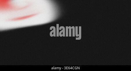 This image presents a blurry abstract composition with red and black hues on a contrasting white and black background, producing a dramatic and intens Stock Photo