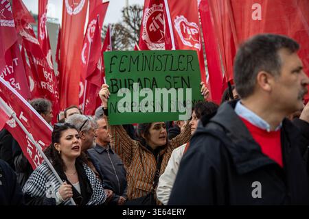 Demonstration Only Istanbul, Istanbul, Turkey. 4th Apr, 2026. Activists and members of ...