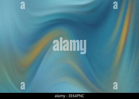 Vibrant abstract image featuring swirling blue and yellow hues on a textured surface with a mix of light and dark shades creating a dynamic visual eff Stock Photo