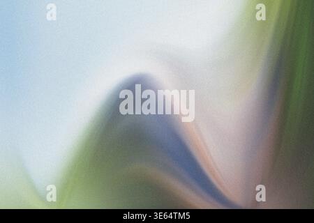 This image showcases a textured abstract art piece with a gradient background transitioning from blue to green with subtle hints of brown and white, c Stock Photo