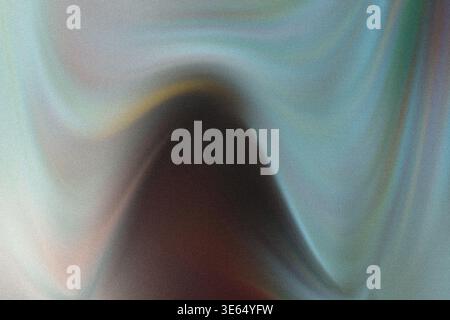 Abstract background with a dark shadow on swirly blue and green colors, smooth flow, and a textured surface, creating a sense of depth and visual inte Stock Photo