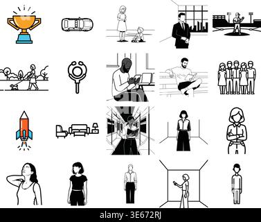Versatile Bundle of Lifestyle Illustrations, Human Characters, and ...