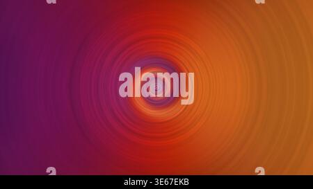 Abstract radial blur forming a vibrant concentric circle pattern and gradient Stock Photo