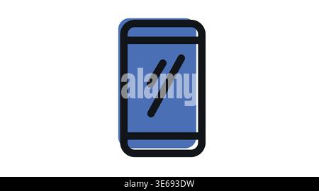 Modern smartphone icon Stock Vector