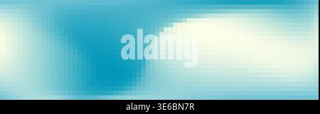 Pixel gradient background. Abstract vector art with mosaic squares. Stock Vector