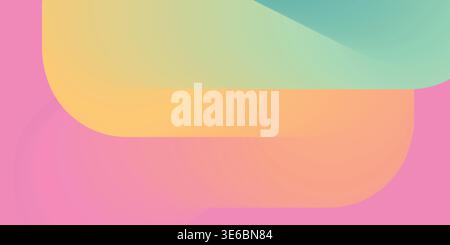 Colorful gradient backdrop. Rainbow liquid color background template Stock Vector