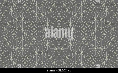 The geometric pattern with lines. Seamless vector background. Grey texture. Graphic modern pattern. Simple lattice graphic design Stock Vector