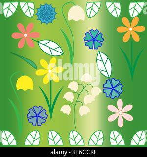 Sophisticated floral foliage. Spring season Vector. Distinguished blossom elements. Distinguished botanical representations. Stock Vector