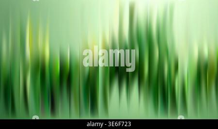 Green glass ripple texture. Soft mint gradient background Stock Vector