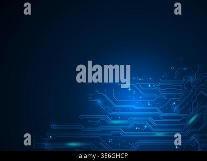 graphic of electronic theme for futuristic background Stock Vector