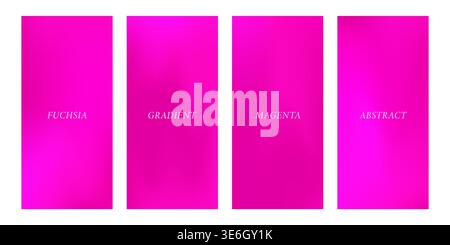 Vibrant fuchsia gradient mobile background for lock screens. Vibrant mesh texture. Vector illustration. Stock Vector