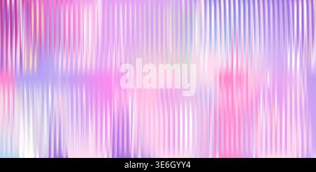 A delicate vector illustration of a lilac and pink abstract glass distortion background with soft, pastel hues. Stock Vector