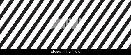 Black tilted lines on white background. Angled parallel stripes pattern. Oblique straight strips print. Diagonal streaks wallpaper. Vector graphic Stock Vector