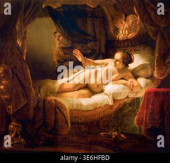 Danaë, Painting by Rembrandt Stock Photo - Alamy