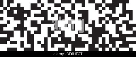 Random pixels background. Broken surface with square dots texture. Mosaic pattern. Arcade game wallpaper with bits. Defragmentation, dissolution or Stock Vector