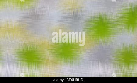 Abstract green, yellow, and grey textured digital art creating a modern background Stock Photo