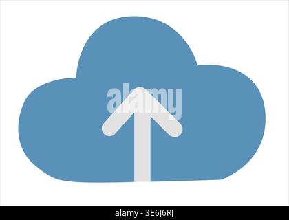 Cloud Storage and Remote Work Tools for AI Collaboration Stock Vector