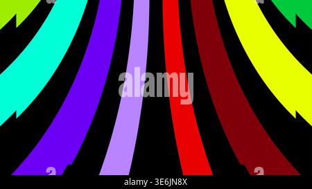 Dynamic Colorful Geometric Curved Stripes Abstract Background for 2026 Football Tournament Event Graphics. Stock Vector