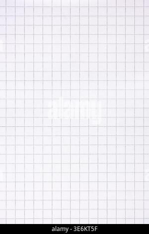 White grid paper background. Stock photo Stock Photo