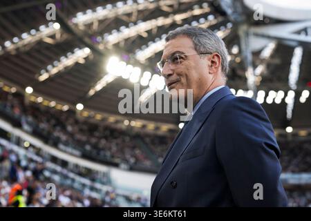 Damien Comolli smiles prior to the Serie A football match between ...