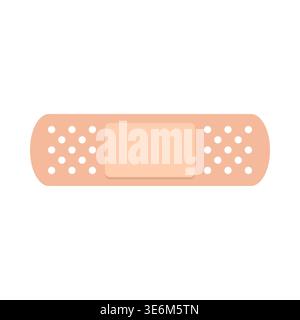 Medical Bandage Icon Flat Vector Illustration Stock Vector