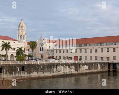 The historic old city of Panama waterfront Stock Photo