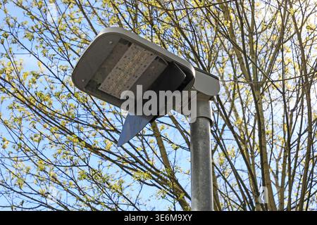 A Thorlux Starbeam IP66 LED street lamp, Staffordshire, England, UK Stock Photo