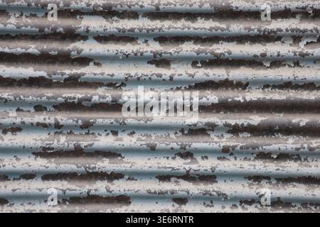texture of weathered roller shutter Stock Photo